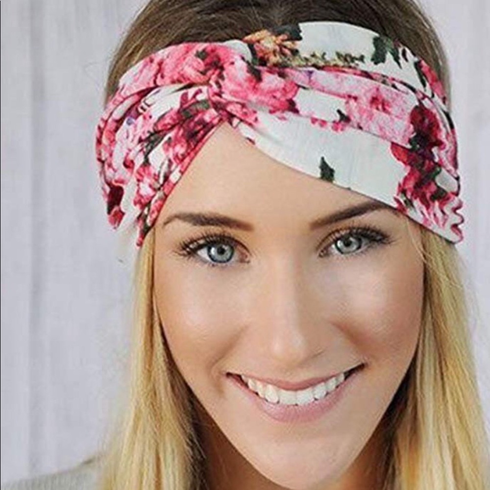 WOMENS headbands, stretchy, cotton/spandex, trendy